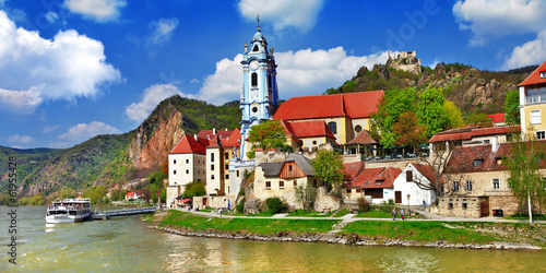 Photo: Durnstein near Vienna, lower Austria, pictoial Wachau valley Durnstein near Vienna, lower Austria, pictoial Wachau valley