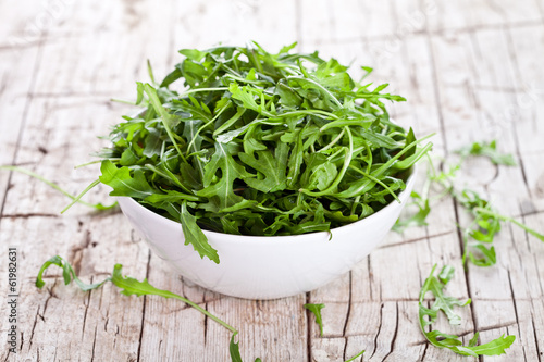 Photo: rucola in a bowl rucola in a bowl