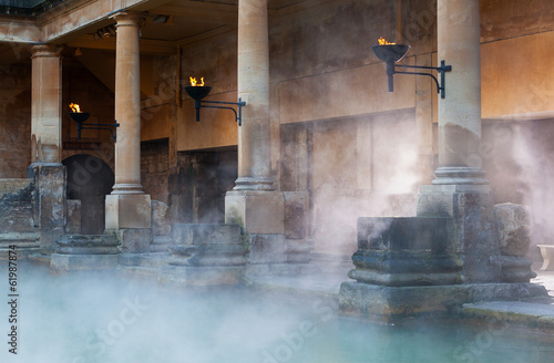Photo: Roman Baths in Bath, UK Roman Baths in Bath, UK