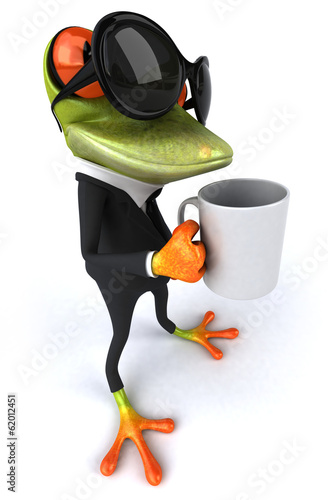 Illustration: Business frog Business frog