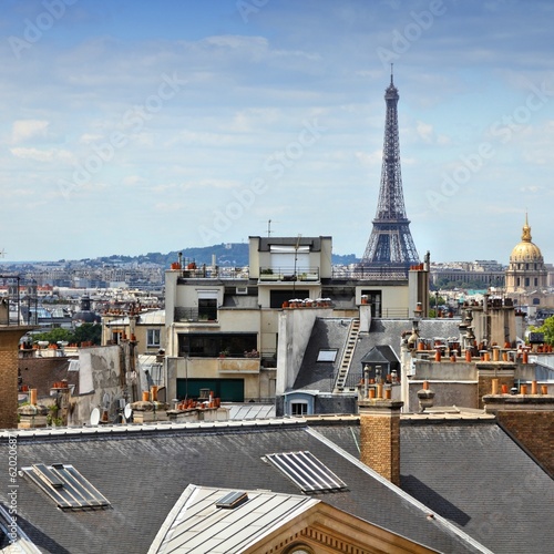 Photo: Paris - cityscape with Eiffel Tower Paris - cityscape with Eiffel Tower