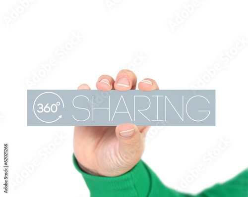 Photo: 360 Degrees Sharing Concept 360 Degrees Sharing Concept