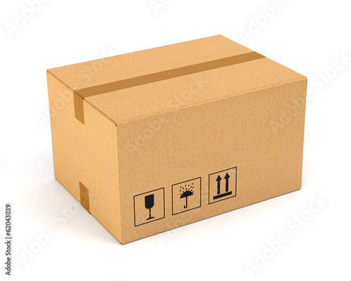 Illustration: Cardboard box Cardboard box