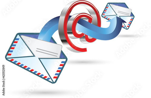Vector: Email sign Email sign