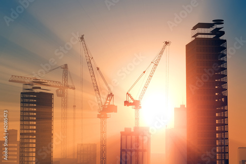 Illustration: Construction crane Construction crane
