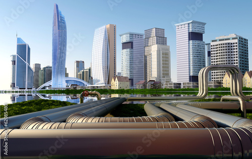 Photo: Modern city Modern city