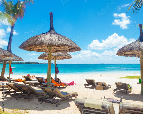 Photo: perfect place to rest on the beach perfect place to rest on the beach