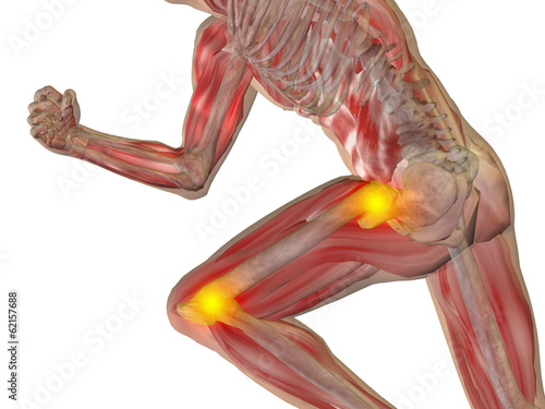 Illustration: Conceptual human pain anatomy Conceptual human pain anatomy
