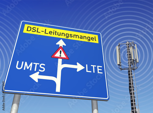 Photo: DSL-Leitungsmangel, Alternative UMTS & LTE DSL-Leitungsmangel, Alternative UMTS & LTE