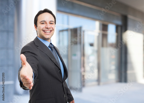 Photo: Friendly businessman Friendly businessman
