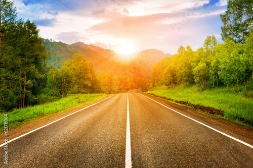 Photo: sunny road sunny road