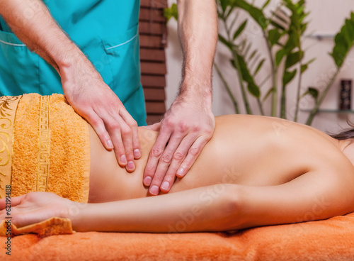 Photo: Back massage Back massage