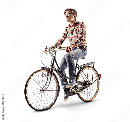 Photo: cycling man cycling man