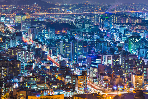 Photo: Seoul, South Korea cityscape Seoul, South Korea cityscape