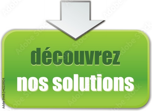 Vector: bouton découvrez nos solutions bouton découvrez nos solutions