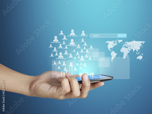 Photo: Touch screen mobile phone Touch screen mobile phone