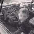 Playing in old car Playing in old car