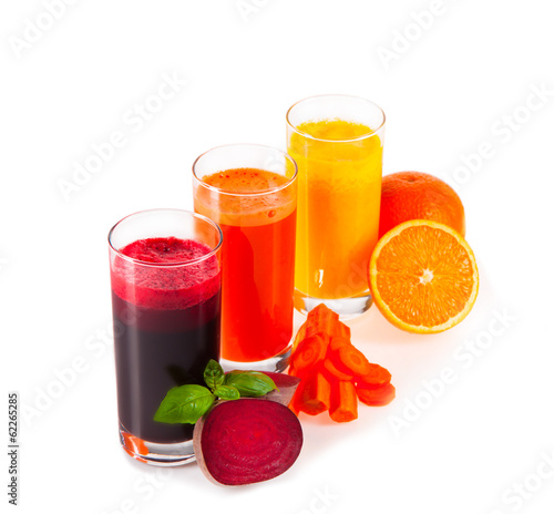 Photo: Fresh juice, mix fruits and vegetable Fresh juice, mix fruits and vegetable