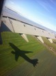 flugzeug am himmel bei landung flugzeug am himmel bei landung