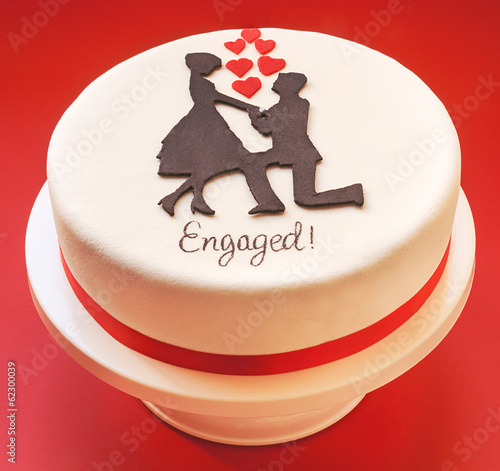 Photo: Cake for Engaged Cake for Engaged