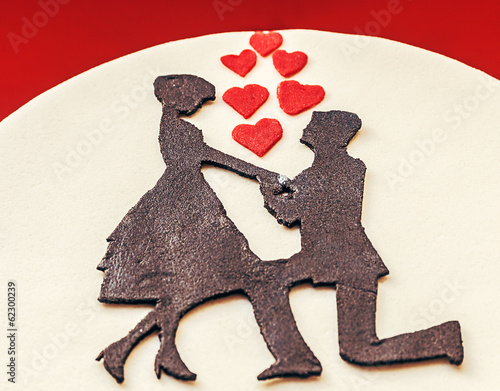 Photo: Cake for Engaged Cake for Engaged