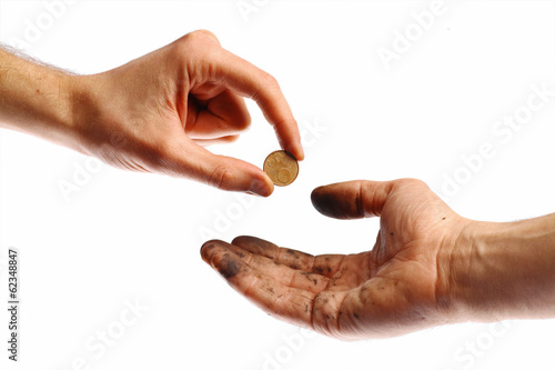 Photo: Begging for a coin Begging for a coin