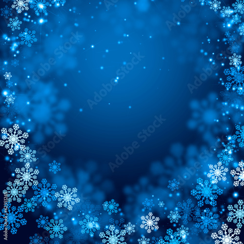 Illustration: Winter background Winter background