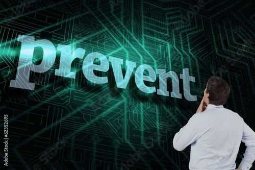 Photo: Prevent against green and black circuit board Prevent against green and black circuit board