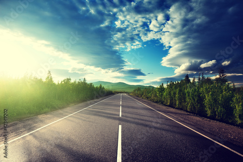 Photo: road in mountains road in mountains