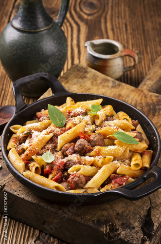 Photo: Pasta Con Salsiccia Pasta Con Salsiccia