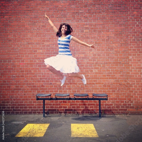 Instant Collection: woman jumping woman jumping