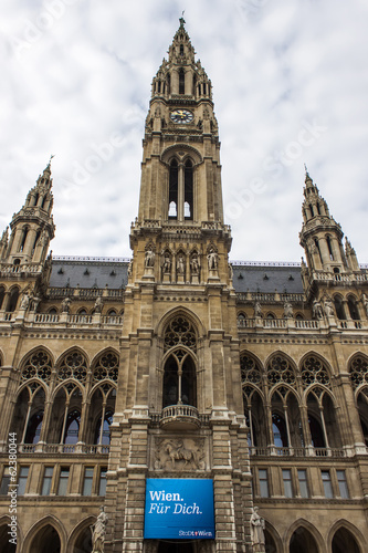 Photo: Vienna, Austria. Building of the City Town hall Vienna, Austria. Building of the City Town hall