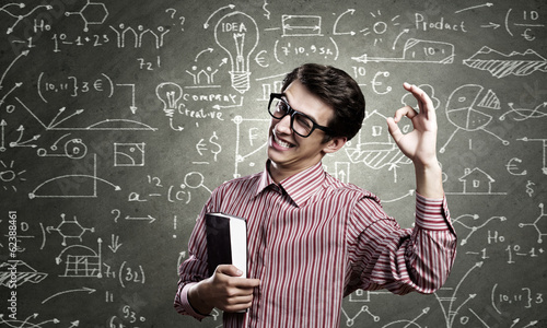 Photo: Funny scientist Funny scientist