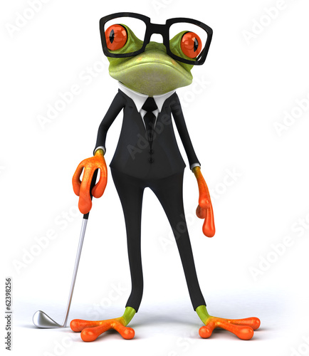 Illustration: Business frog Business frog