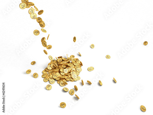Illustration: Falling money Falling money