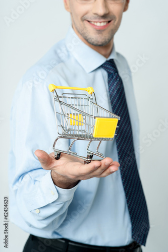 Photo: Add to cart, e-commerce concept. Add to cart, e-commerce concept.