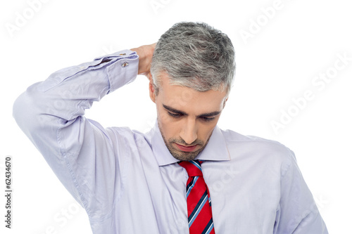 Photo: Handsome aged man frustrated Handsome aged man frustrated
