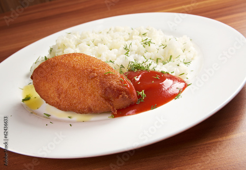 Photo: chicken kiev chicken kiev