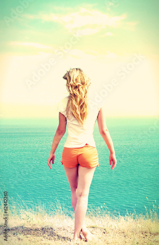 Photo: girl from the back girl from the back