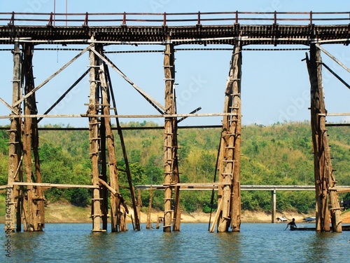 Instant Collection: Mon Bridge at Kanjanaburi Thailand Mon Bridge at Kanjanaburi Thailand