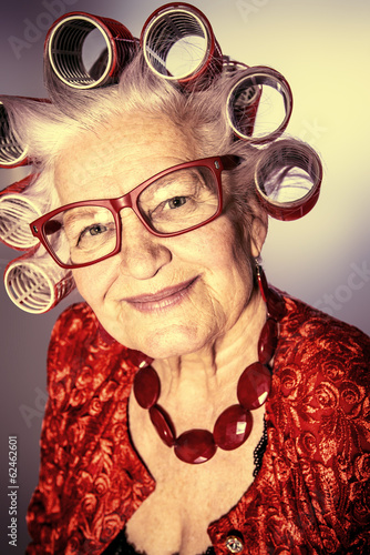 Photo: bright old woman bright old woman