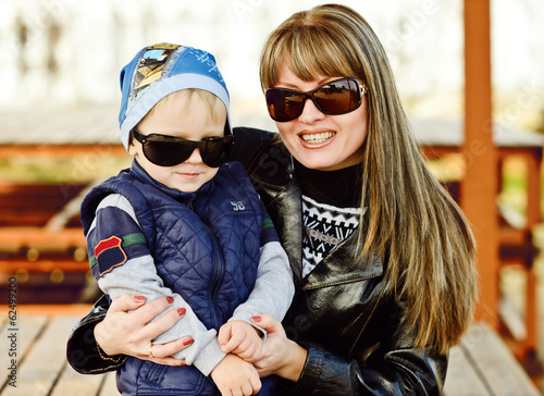 Photo: happy mother and son happy mother and son