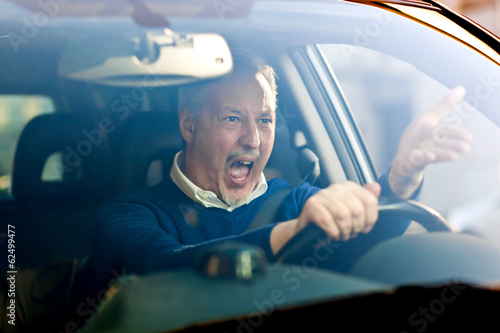 Photo: Angry driver Angry driver