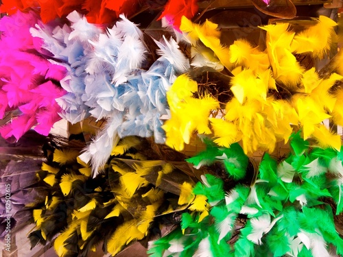 Photo: Birch twigs with feathers at Easter. Birch twigs with feathers at Easter.