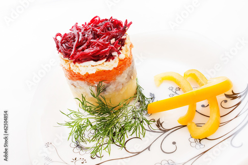 Photo: salad with beetroot salad with beetroot