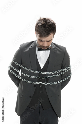 Photo: Man in chains Man in chains