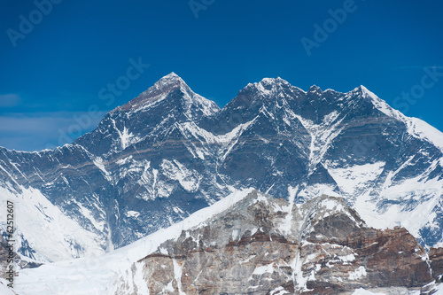 Photo: A view of Mt. Everest from Mera peak high camp, Nepal. A view of Mt. Everest from Mera peak high camp, Nepal.