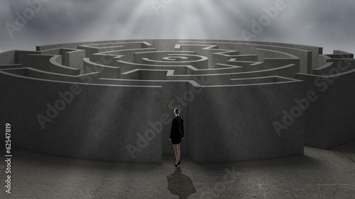 Photo: Round labyrinth Round labyrinth
