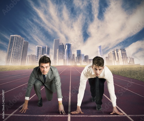 Photo: Business competition Business competition
