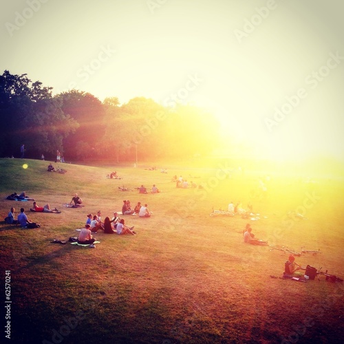 Instant Collection: people in park people in park